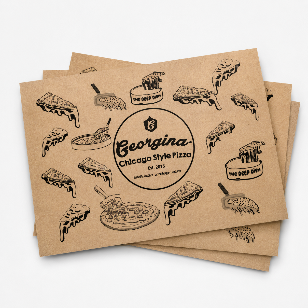 Individuales de Papel Kraft